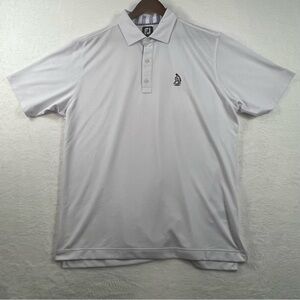 FootJoy White Polo Shirt for Men size Large